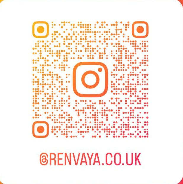 Instagram QR code for @renvaya.co.uk
